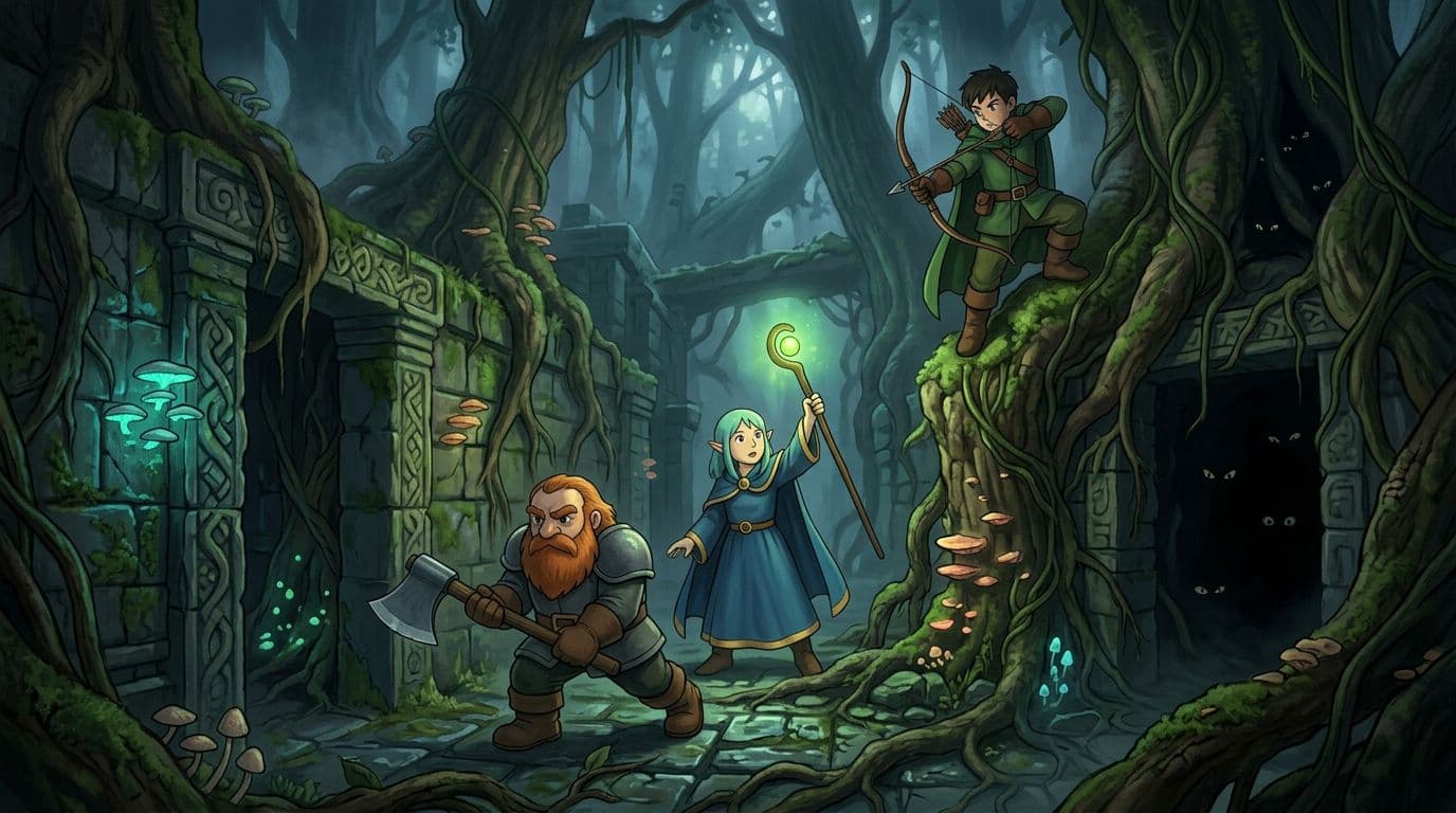 forest labyrinth